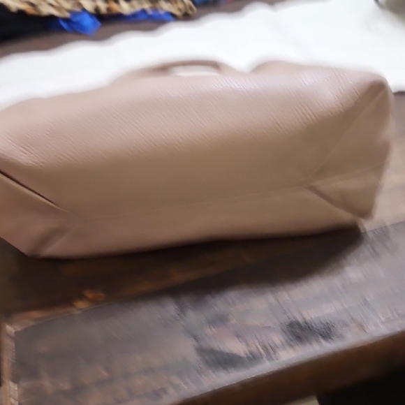 Michael Kors Blush Pebbled Leather Tassel Satchel - Picture 6 of 8